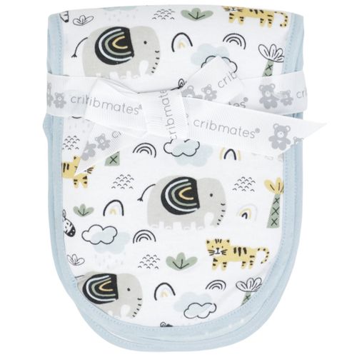 Set de 3 saliberos multicolor estampados para bebé