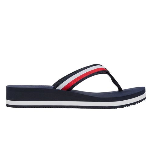 Sandalia de playa Tommy Hilfiger Corp color azul para mujer
