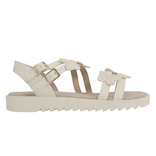 Sandalia casual Colloky color nude para niña