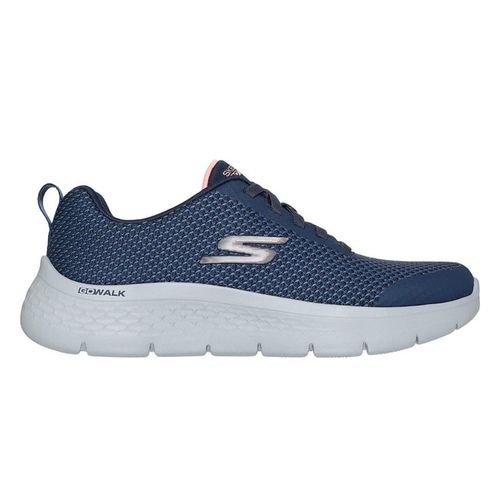Zapato deportivo casual Skechers Go Walk color azul para mujer