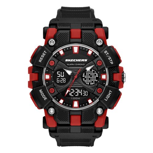 Reloj Skechers análogo digital de resina color negro/negro para hombre
