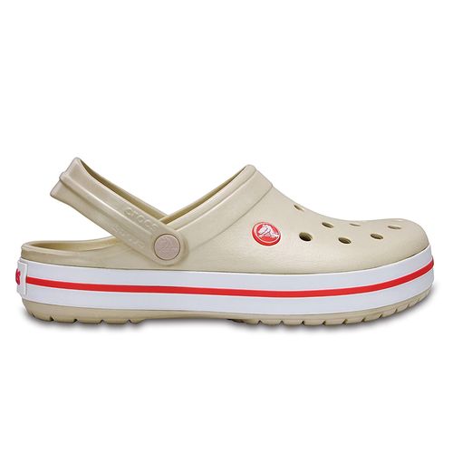 Zapato casual Crocs Crocband color beige para mujer