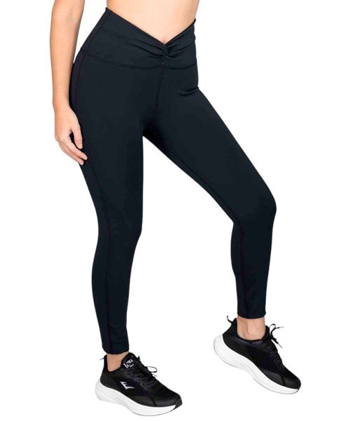 Legging deportiva Everlast negro crimison para mujer