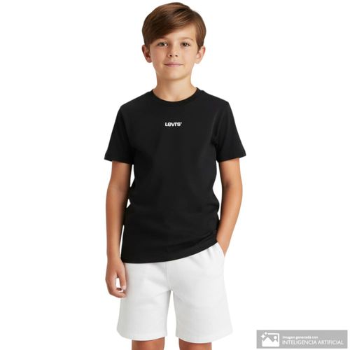 Camiseta negra Levi's para niño