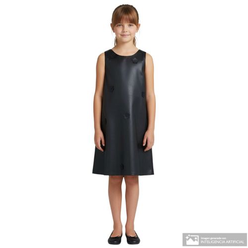 Vestido negro para niña