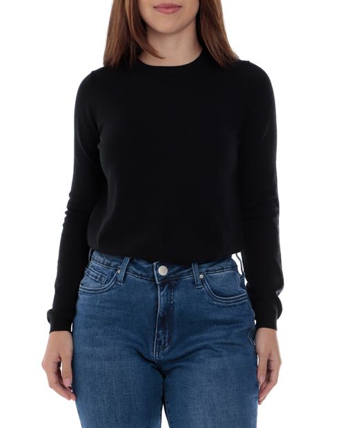 Suéter Unexpected pull over negro para mujer