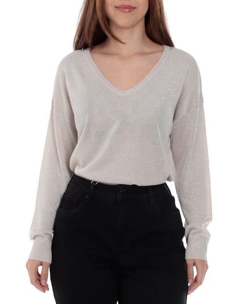 Suéter Nicolle pull over beige para mujer