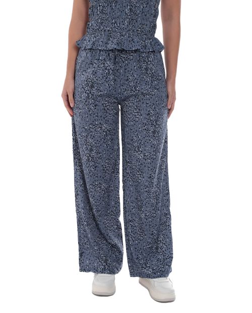 Pantalón Orange pull on estampado de cintura alta para mujer