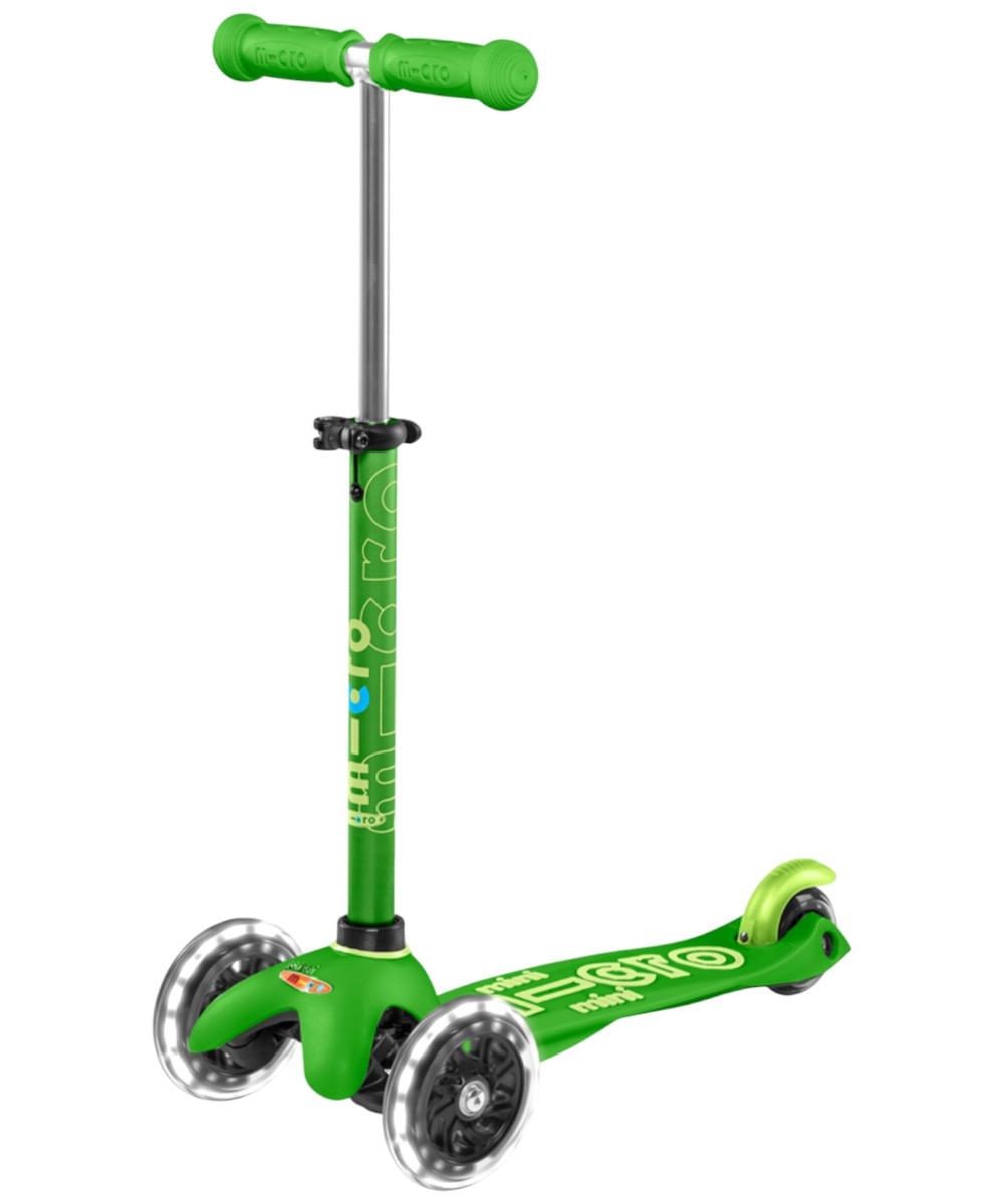 Scooter Micro Mini Deluxe verde LED