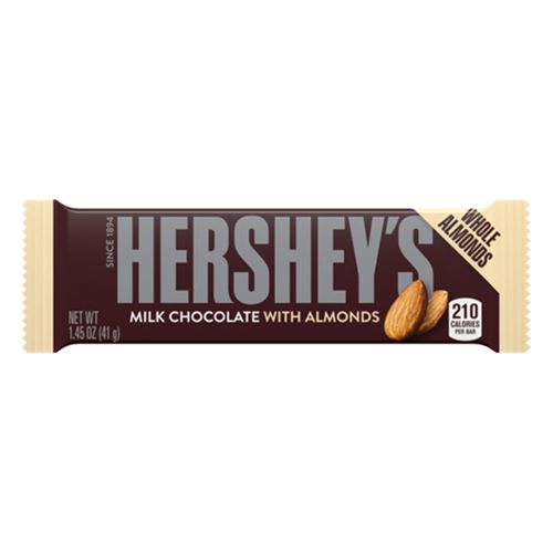Barra de Chocolate Hershey's Chocolate con Leche con Almendras 41g