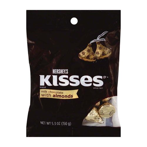 Bolsita de Chocolates Hershey's Kisses con almendras