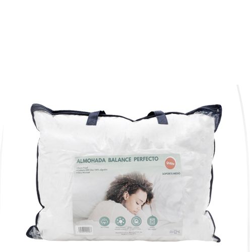 Almohada color blanco rectangular