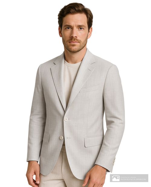 Blazer formal Nautica beige heather para hombre