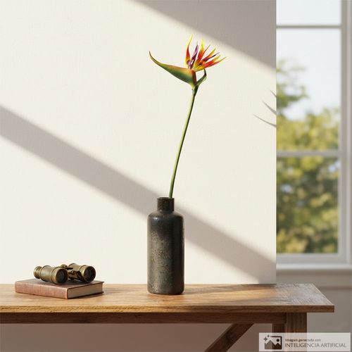 Rama de ave de paraíso artificial surtida 60 cm