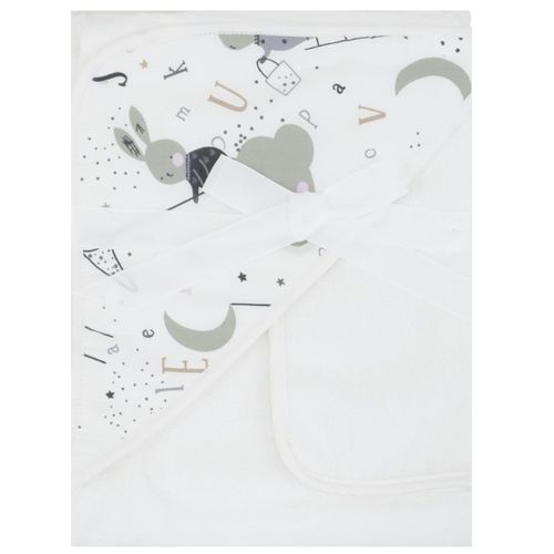 Set de 2 toallas multicolor para bebé