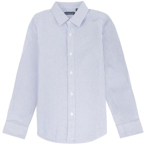Camisa bicolor rayada para niño