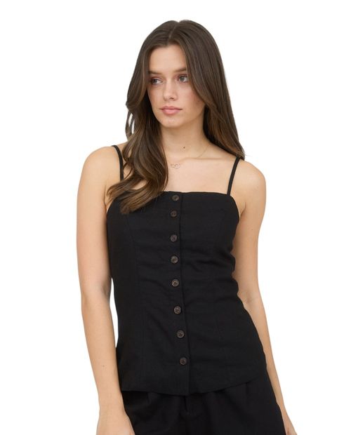 Blusa Mine casual de tirantes para mujer