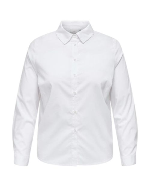 Blusa Only Carmakoma camisera manga larga para mujer