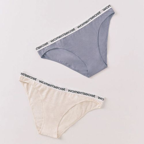 Set de 2 panties Women Secret de cintura media para mujer