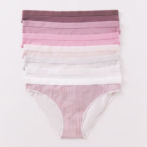Set de 7 panties Women Secret de cintura media para mujer
