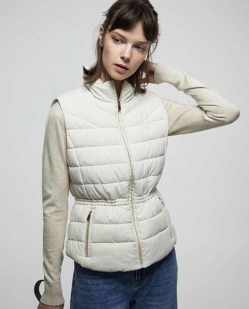 Chaleco Sfera blanco para mujer
