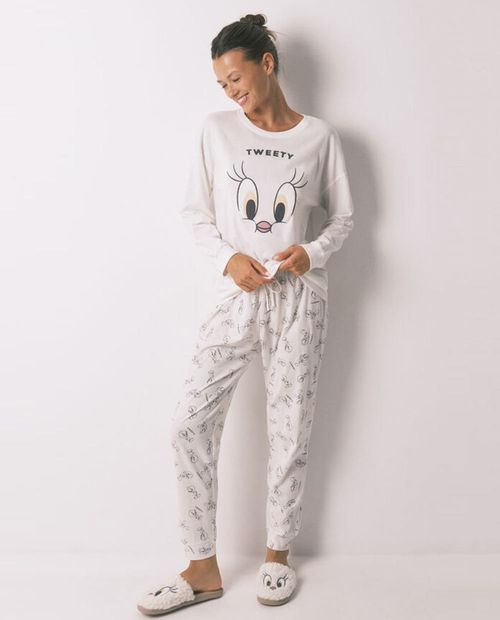Pijama con pantalón Women Secret estampada de Piolin para mujer