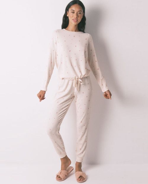Pijama con pantalón Women Secret estampada para mujer