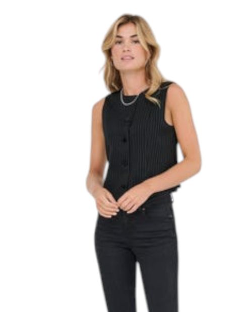Blusa Only casual rayada sin mangas para mujer