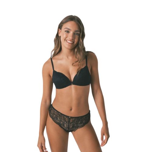 Brassier Women Secret con aros negro para mujer