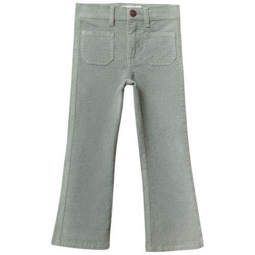 Pantalón verde sólido para niña