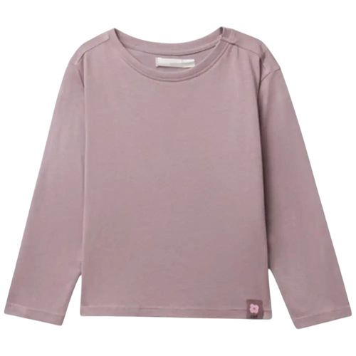 Camiseta morada lila sólida para niña