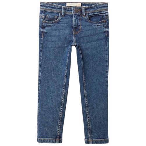 Jeans azul denim lavado para niño