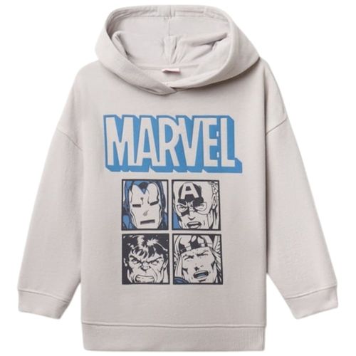 Suéter hooded gris con estampado de Marvel para niño