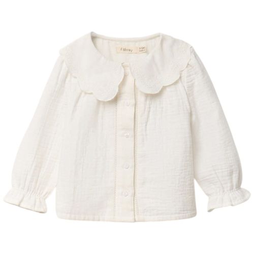 Camisa blanca para bebé niña