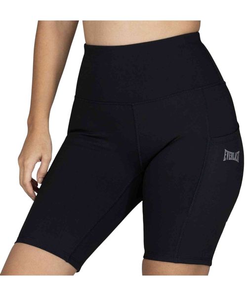 Short deportivo Everlast negro para mujer