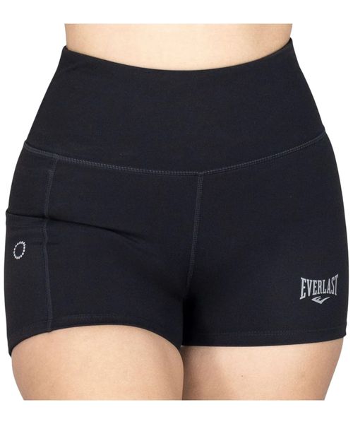 Short deportivo Everlast negro para mujer