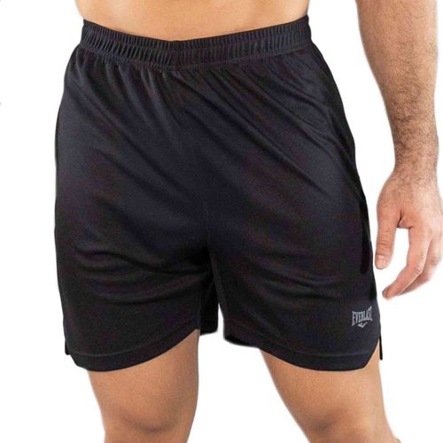 Short deportivo Everlast negro estampado para hombre
