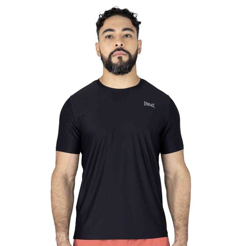 Camiseta deportiva Everlast match negra para hombre