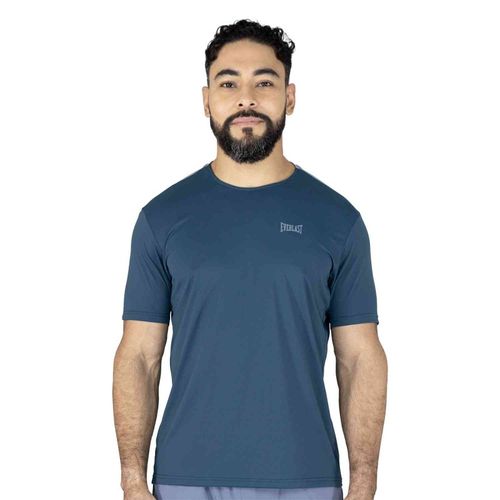 Camiseta deportiva Everlast spin azul color blocking para hombre