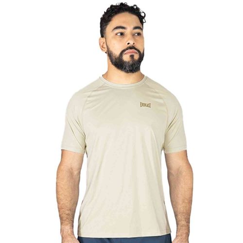 Camiseta deportiva Everlast match beige para hombre