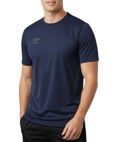 Camiseta deportiva Umbro performance navy estampada para hombre