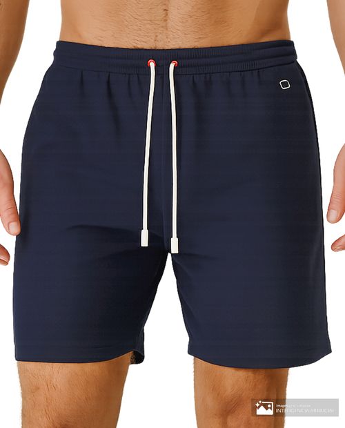 Calzoneta de baño Oscar de la Renta azul navy sólida para hombre