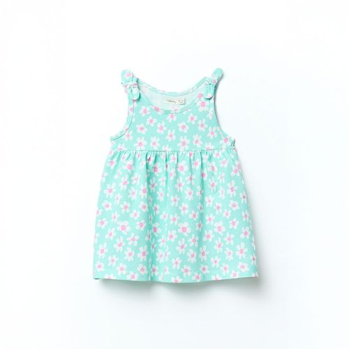 Vestido estampado floral para bebé niña