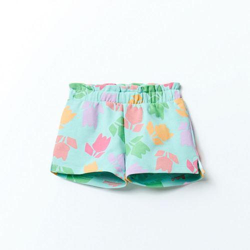 Short estampado floral para niña
