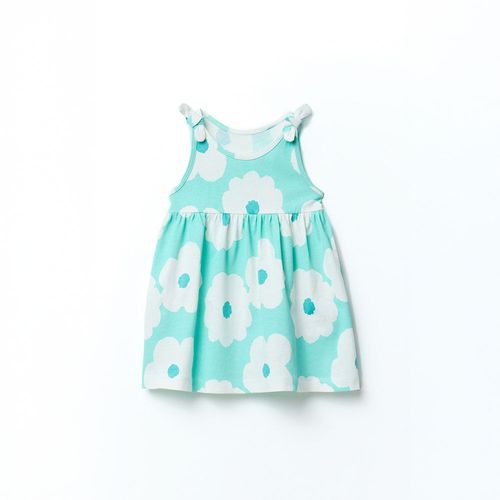 Vestido estampado floral para bebé niña