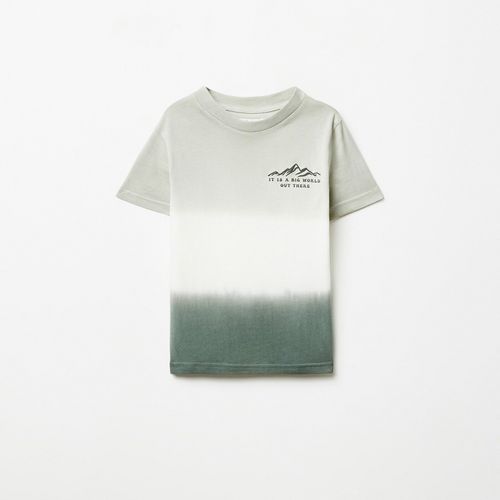 Camiseta multicolor estampada para niño