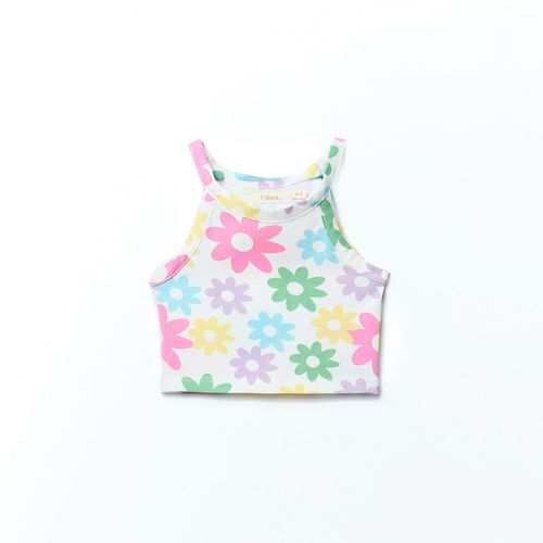 Blusa multicolor estampada para niña