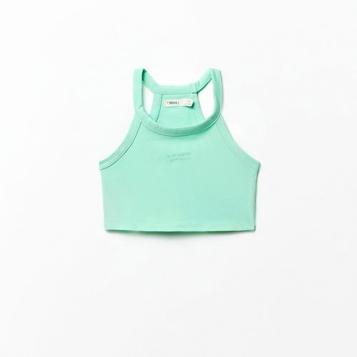 Blusa verde para niña