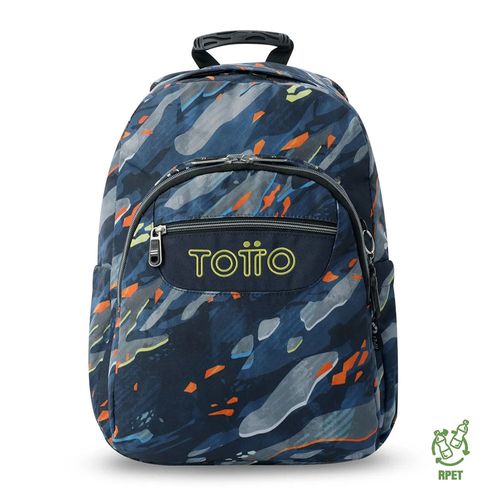 Mochila escolar para laptop 14" Acuarela azul