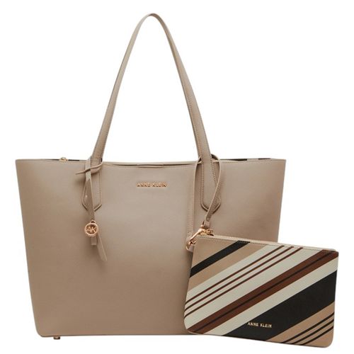 Cartera tote Anne Klein color café para mujer